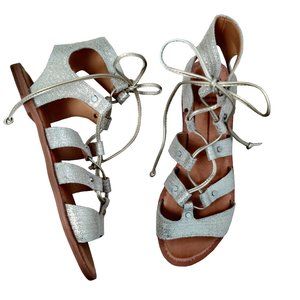 NEW DOLCE VITA Ghillie Gladiator Sandals Gold 8.5